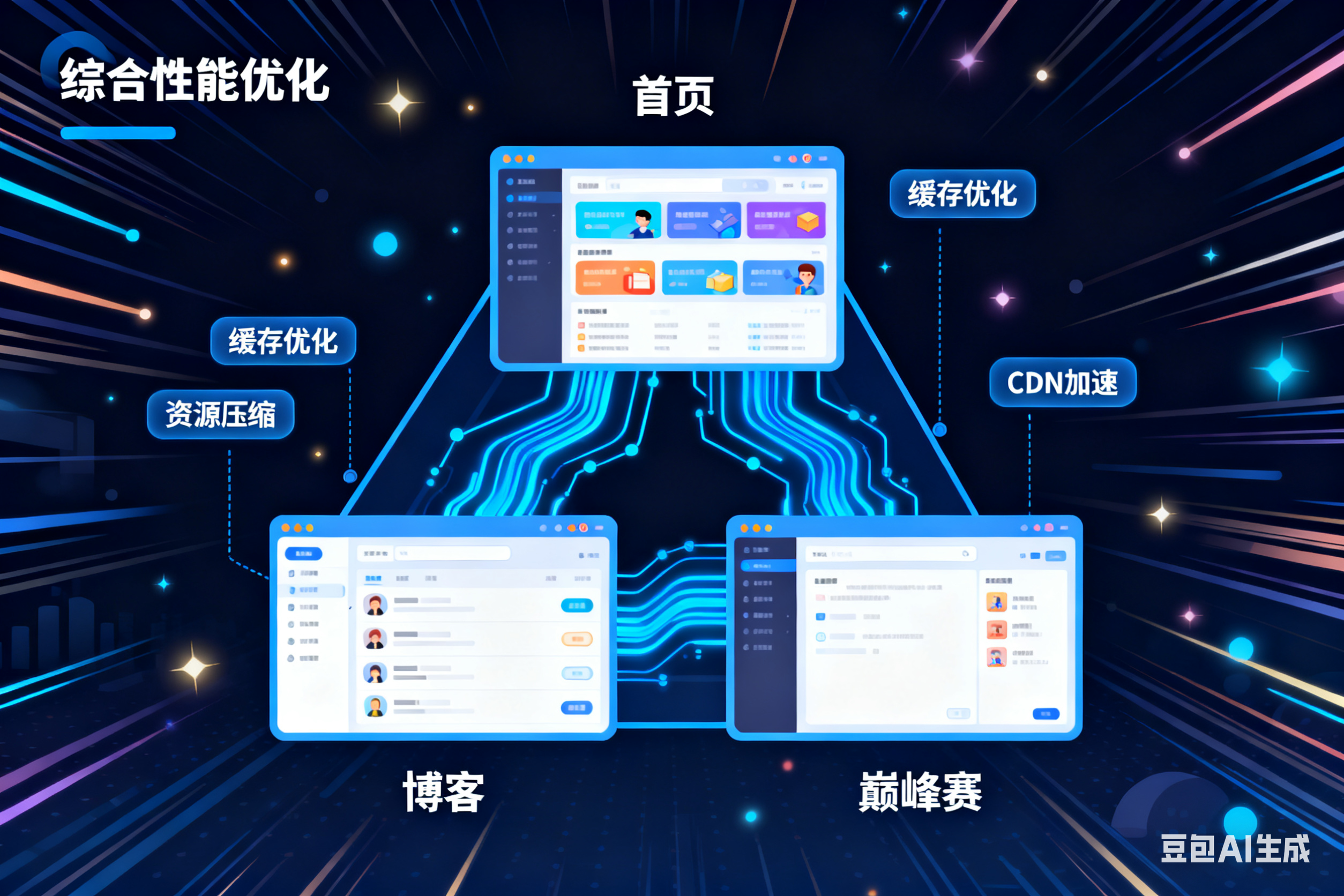 全站性能优化（首页+博客+巅峰赛）数据加载