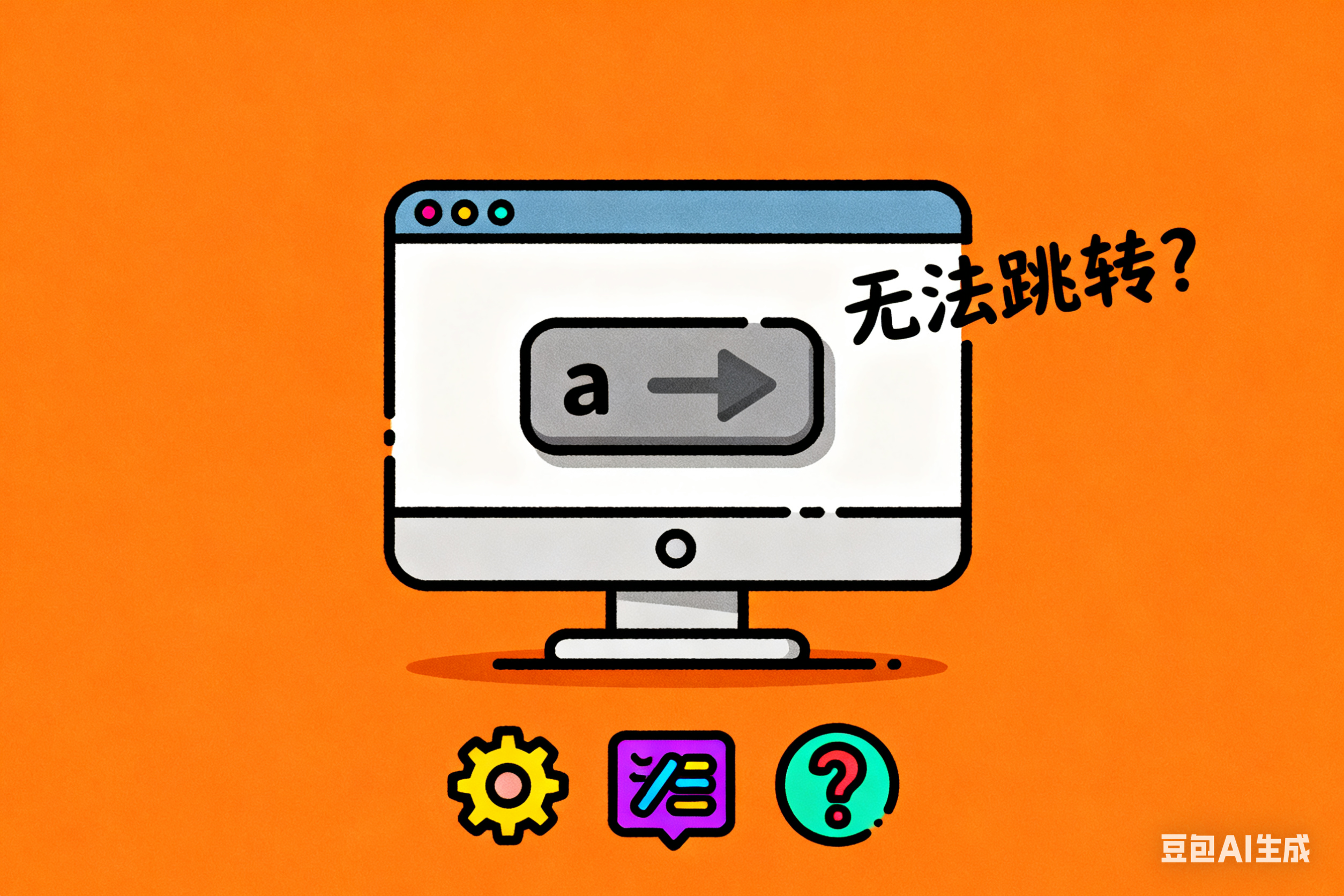 前端点击a标签死活不跳转？